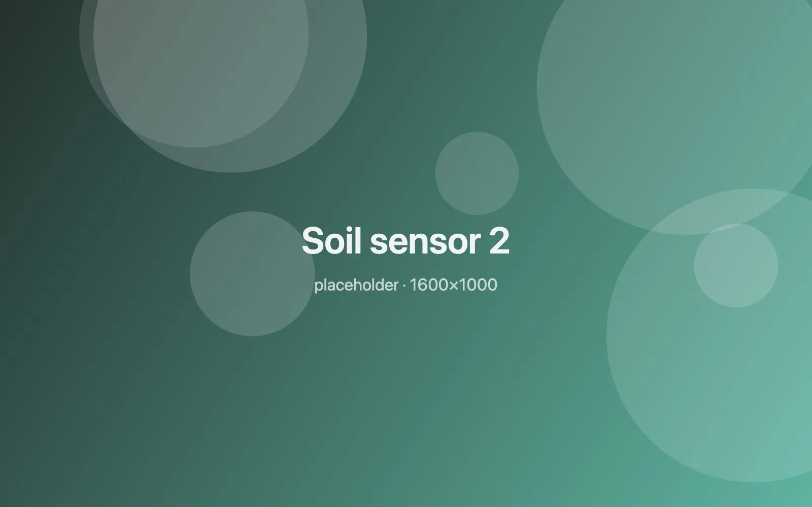 Placeholder image: Soil sensor 2